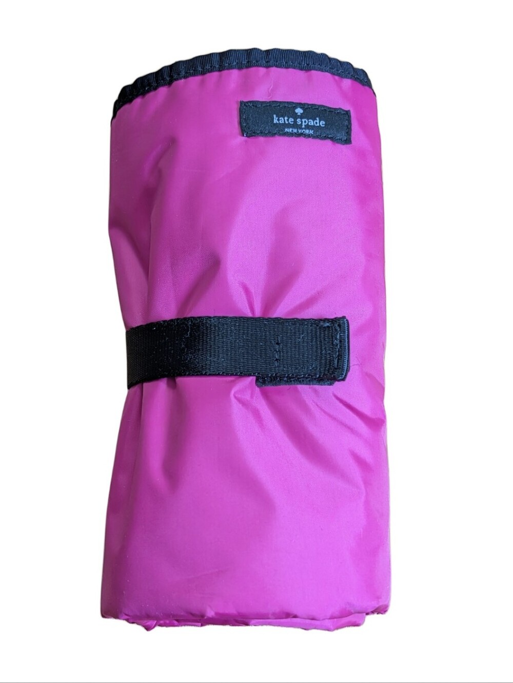 Kate Spade New York Designer Hot Pink Roll Up Diaper Bag Changing Pad 26x15